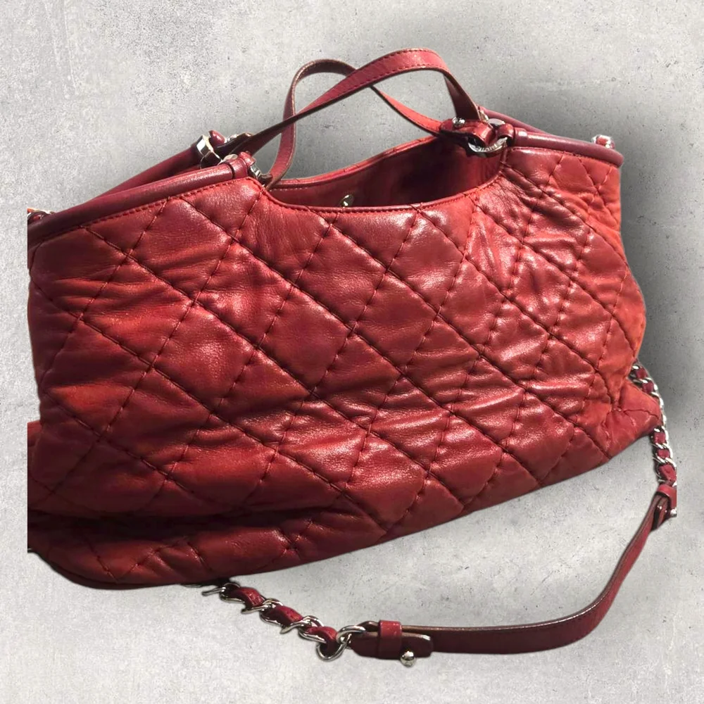 Chanel Calfskin Quilted 2-Way Tote Bag - Picture 2 of 16